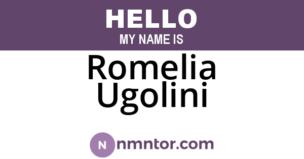 Romelia Ugolini