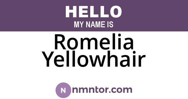 Romelia Yellowhair
