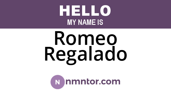 Romeo Regalado