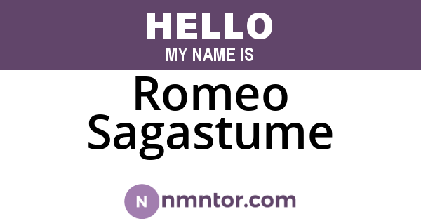 Romeo Sagastume