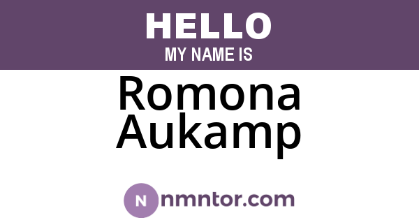 Romona Aukamp