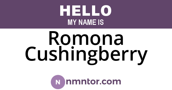 Romona Cushingberry