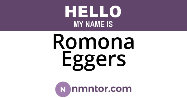 Romona Eggers