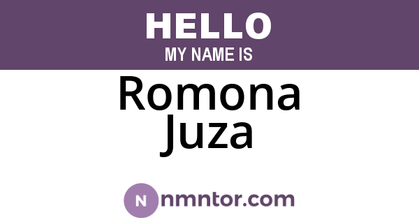 Romona Juza