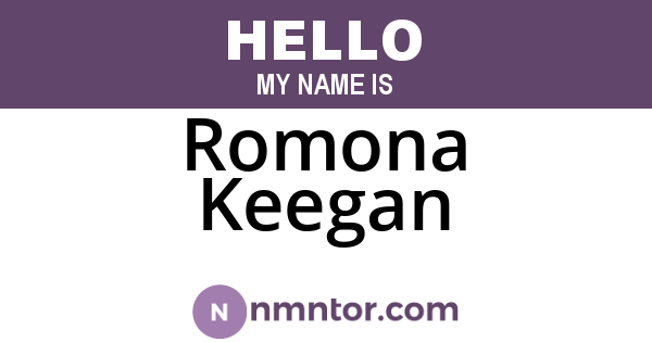 Romona Keegan