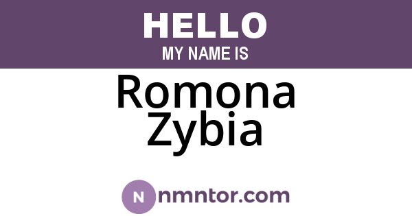 Romona Zybia