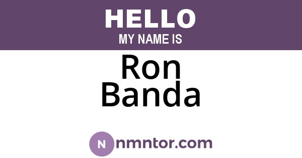 Ron Banda
