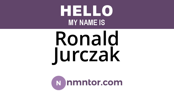 Ronald Jurczak