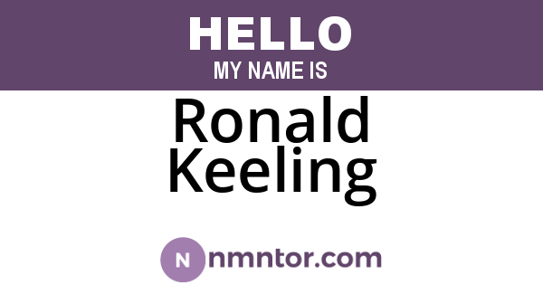Ronald Keeling