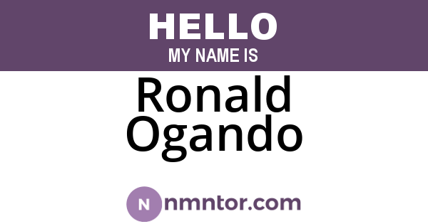 Ronald Ogando