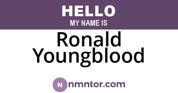 Ronald Youngblood