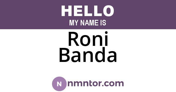 Roni Banda