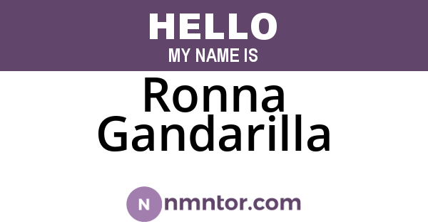 Ronna Gandarilla