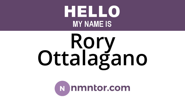Rory Ottalagano