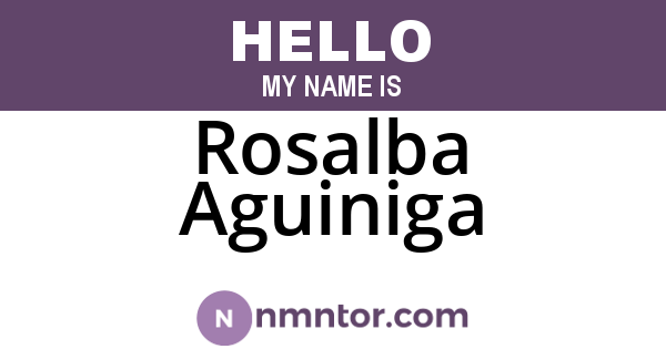 Rosalba Aguiniga