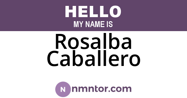Rosalba Caballero