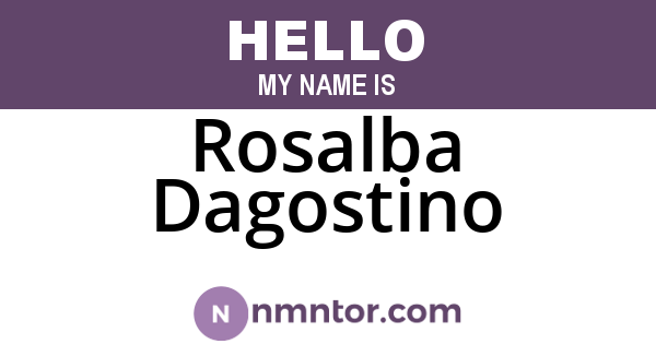 Rosalba Dagostino