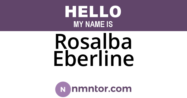 Rosalba Eberline