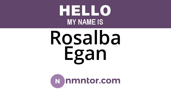 Rosalba Egan