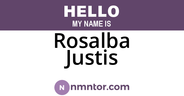 Rosalba Justis