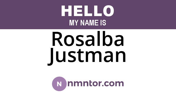Rosalba Justman