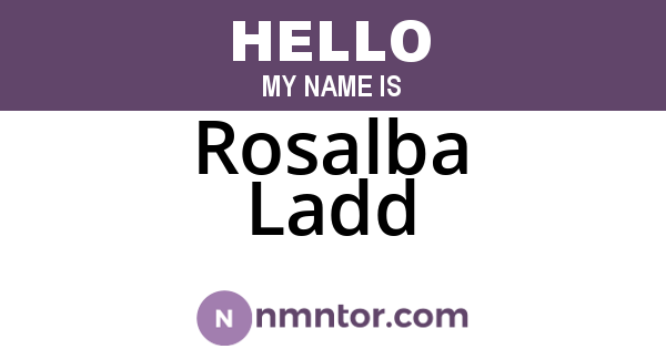 Rosalba Ladd