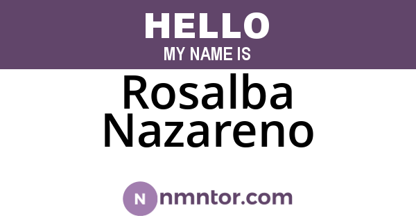 Rosalba Nazareno