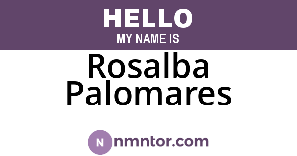 Rosalba Palomares