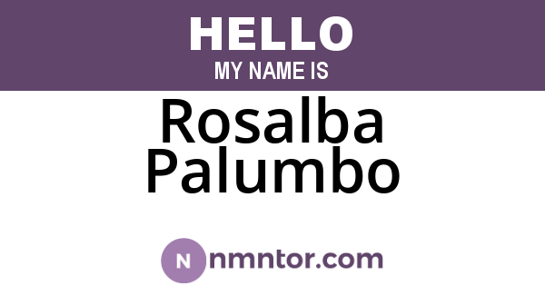 Rosalba Palumbo