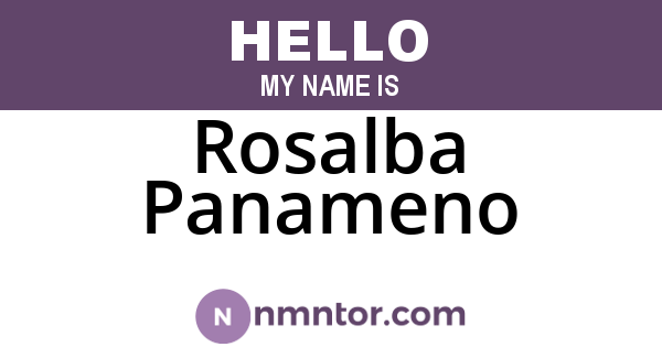 Rosalba Panameno