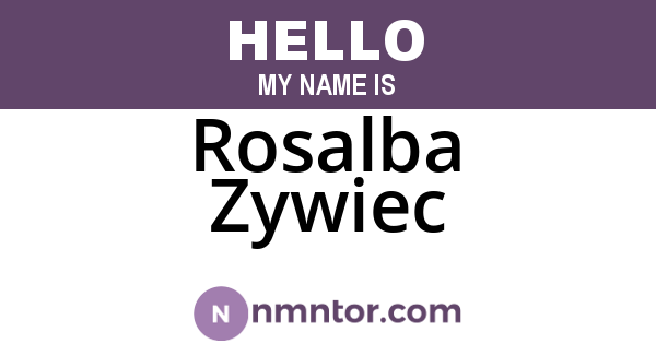 Rosalba Zywiec