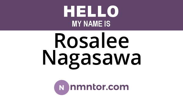 Rosalee Nagasawa