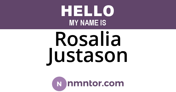 Rosalia Justason