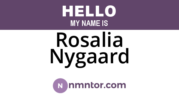 Rosalia Nygaard