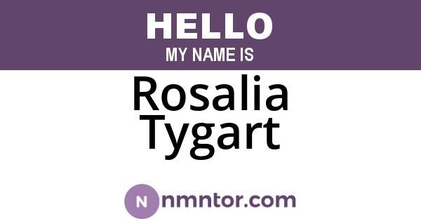 Rosalia Tygart