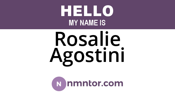 Rosalie Agostini