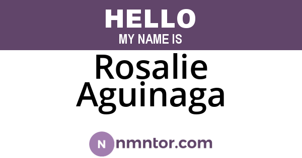 Rosalie Aguinaga
