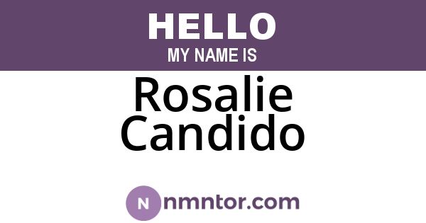 Rosalie Candido