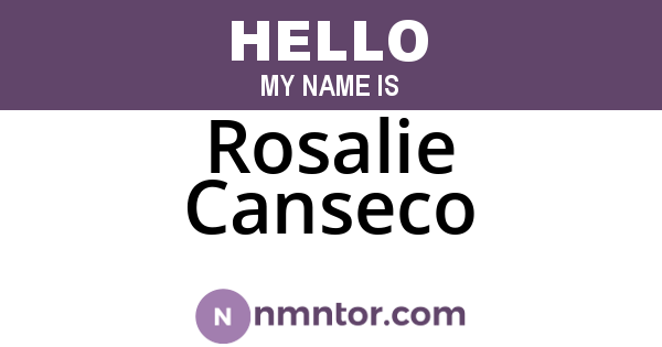 Rosalie Canseco