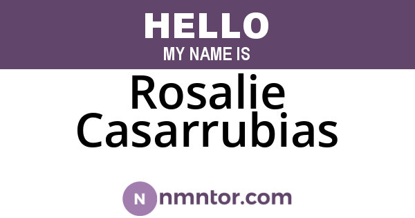 Rosalie Casarrubias