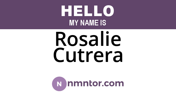 Rosalie Cutrera