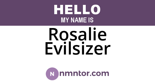 Rosalie Evilsizer