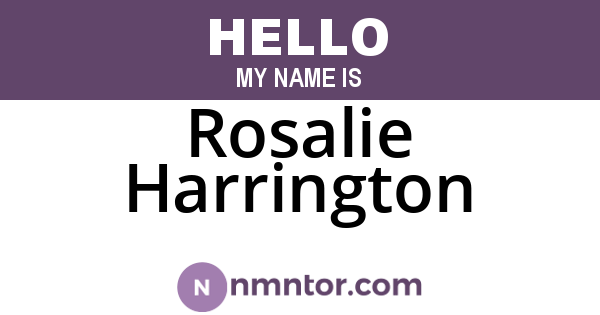 Rosalie Harrington
