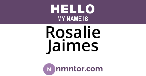Rosalie Jaimes