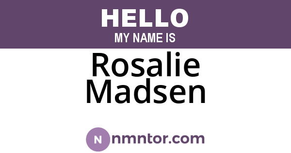 Rosalie Madsen