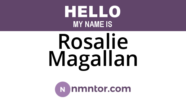 Rosalie Magallan
