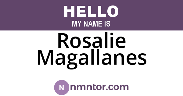 Rosalie Magallanes