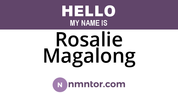 Rosalie Magalong