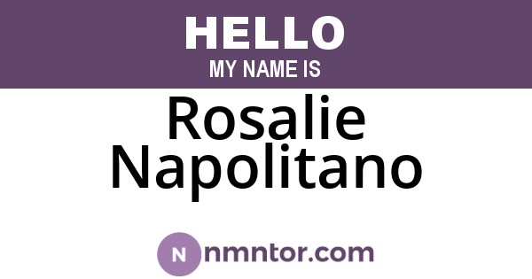 Rosalie Napolitano