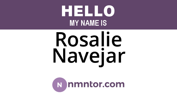 Rosalie Navejar